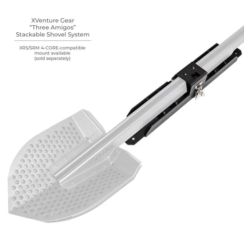 Go Rhino Xventure Gear Sharktooth Stackable Shovel - Textured Black - Additional View 8