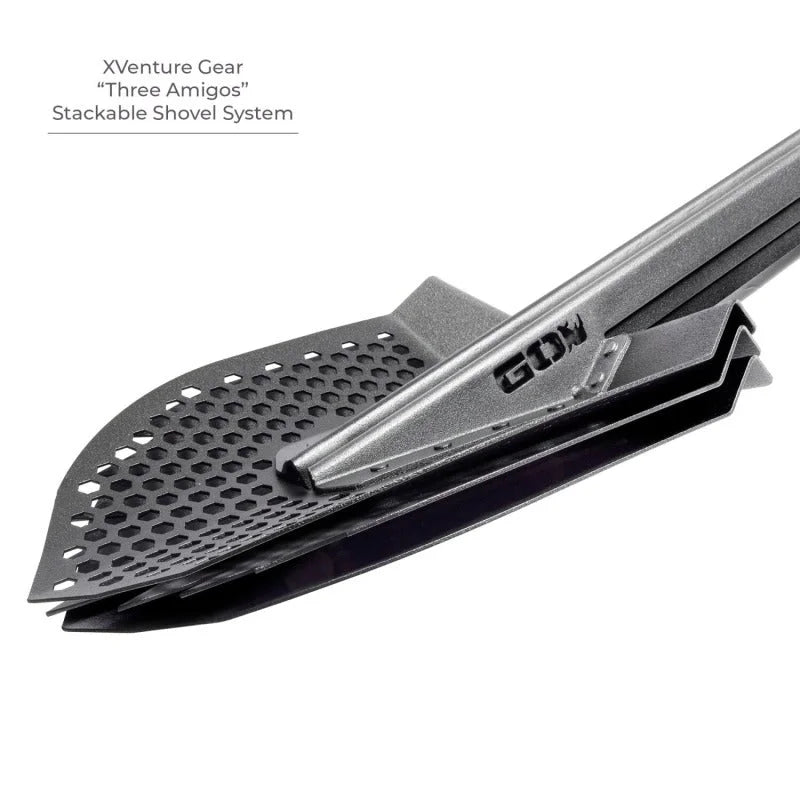 Go Rhino Xventure Gear Sharktooth Stackable Shovel - Textured Black - Additional View 10