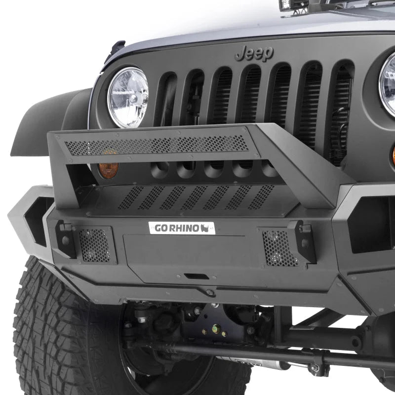 Go Trailline Light Mount Bar fits 2021-2025 Ford Bronco / 2022-2025 Ford Bronco RAPTOR / 2020 2021 Jeep Gladiator - Back View