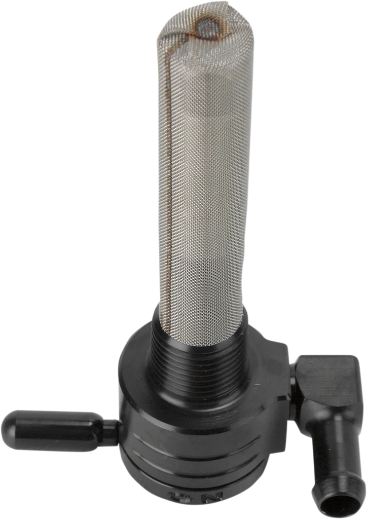 Golan Inc "Click-Slick" Fuel Petcock - Backward - Black - 3/8" NPT 75-516B-BLK - Main Product View