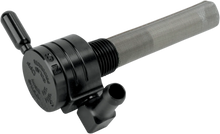 Load image into Gallery viewer, Golan Inc "Click-Slick" Fuel Petcock - Backward - Black - 3/8" NPT 75-516B-BLK - Side View