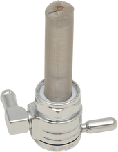 Load image into Gallery viewer, Golan Inc "Click-Slick" Fuel Petcock - Backward - Chrome - 22mm 76-312B-CS - Main Product View