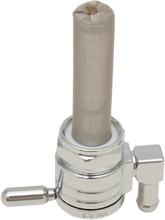 Load image into Gallery viewer, Golan Inc "Click-Slick" Fuel Petcock - Downward - Chrome - 22mm 76-312D-CS - Main Product View