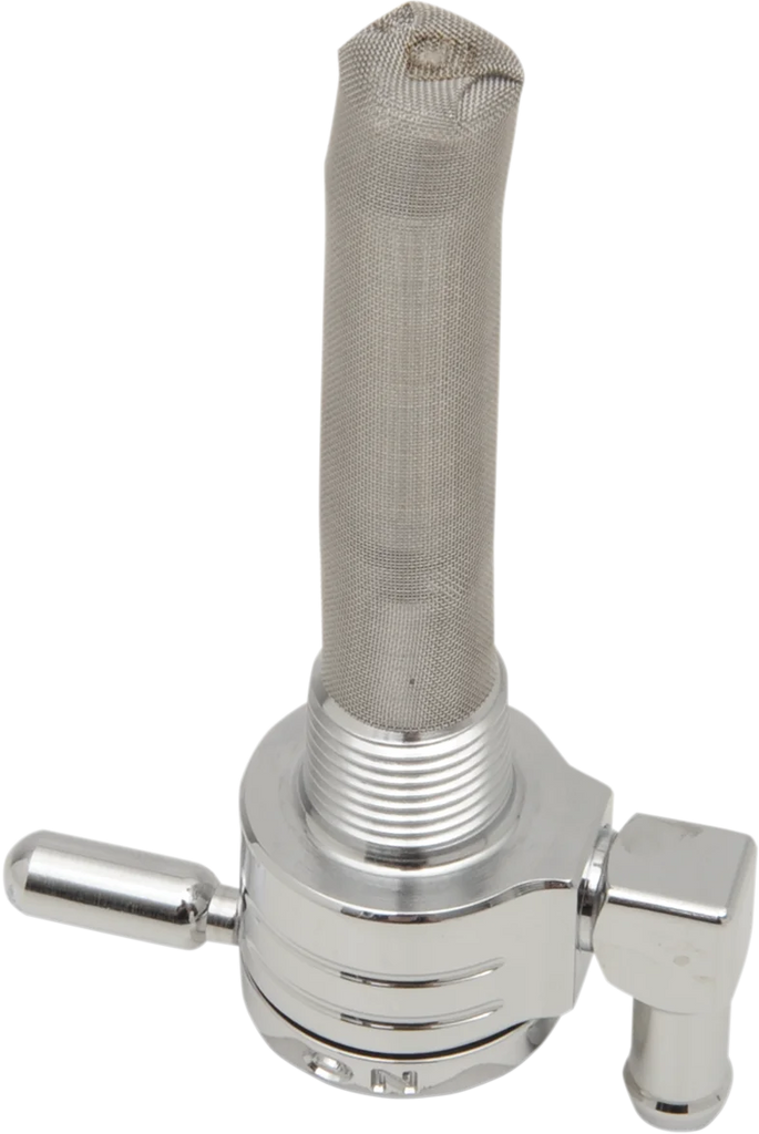 Golan Inc "Click-Slick" Fuel Petcock - Downward - Chrome - 3/8" NPT 75-516D-CS - Main Product View