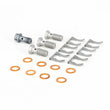Load image into Gallery viewer, Goodridge 04-06 Cadillac CTS-V (w/Brembo Brakes) Stainless Steel Brake Line Kit - Installation View