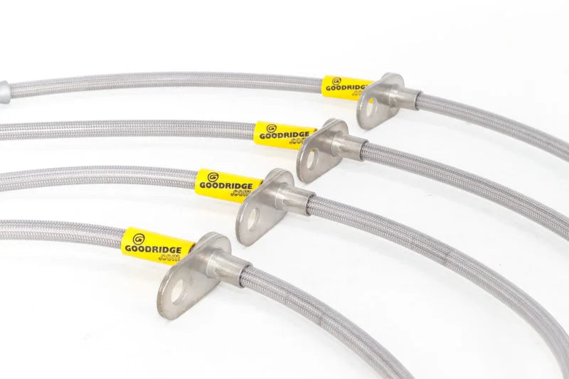 Goodridge 04-08 Acura TSX Stainless Steel Brake Line Kit - Back View