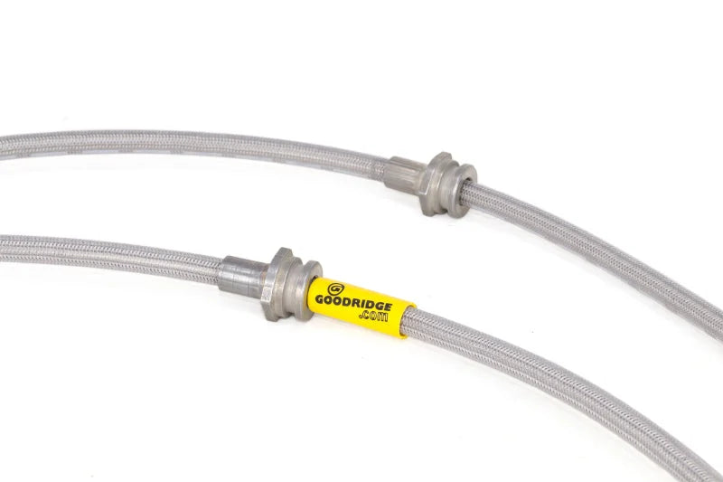 Goodridge 04-13 Mazda 3/Mazdaspeed3 Stainless Steel Brake Line Kit - Installation View