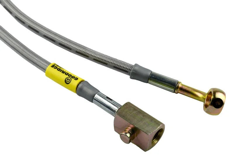 Goodridge 05-14 Ford Mustang (w/ABS) Stainless Steel Brake Line Kit - Installation View