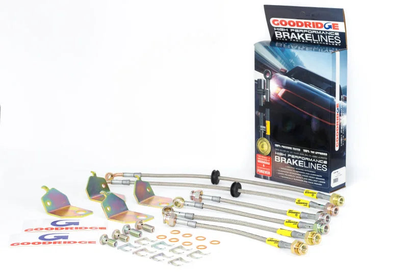 Goodridge 05+ Pontiac GTO Brake Lines - Back View
