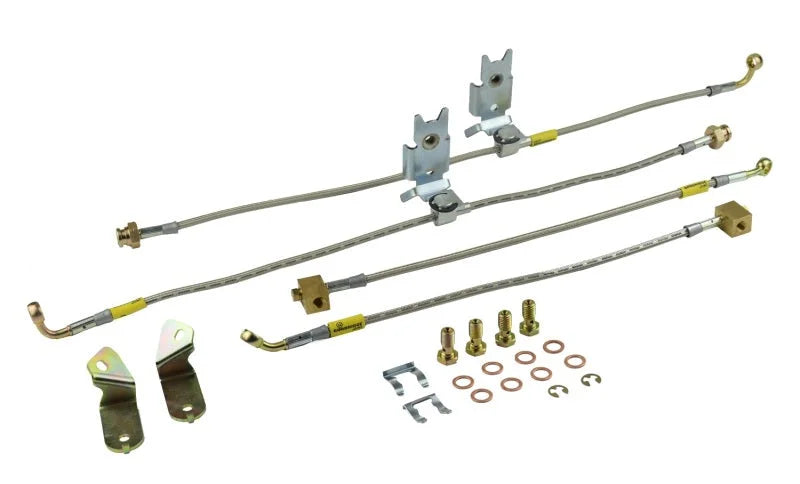 Goodridge 08-11 Dodge Challenger / 06-11 Charger / 05-08 Magnum SE Brake Lines - Side View