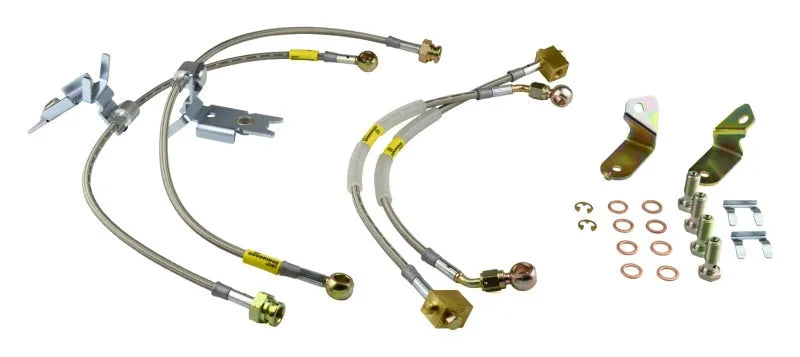 Goodridge 08-11 Dodge Challenger / 06-11 Charger / 06-08 Magnum SRT8 Brake Lines - Side View