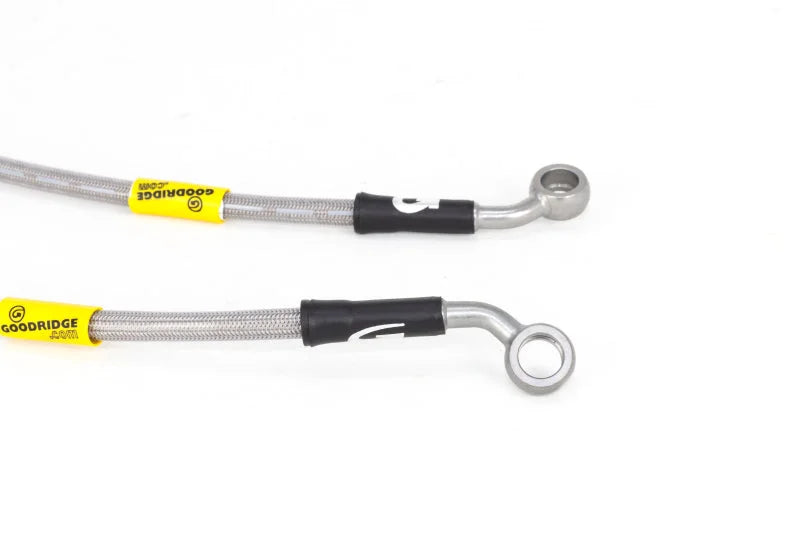 Goodridge 08-13 Chevrolet Silverado (w/ Rear Disc Brakes) SS Brake Lines - Back View