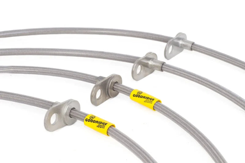 Goodridge 08-14 Subaru STi (w/Brembo Calipers) Stainless Steel Brake Line Kit - Additional View 6