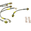 Load image into Gallery viewer, Goodridge 09-12 Cadillac CTS-V (All CTS-V w/ Brembo Brakes) Stainless Steel Brake Line Kit - Side View