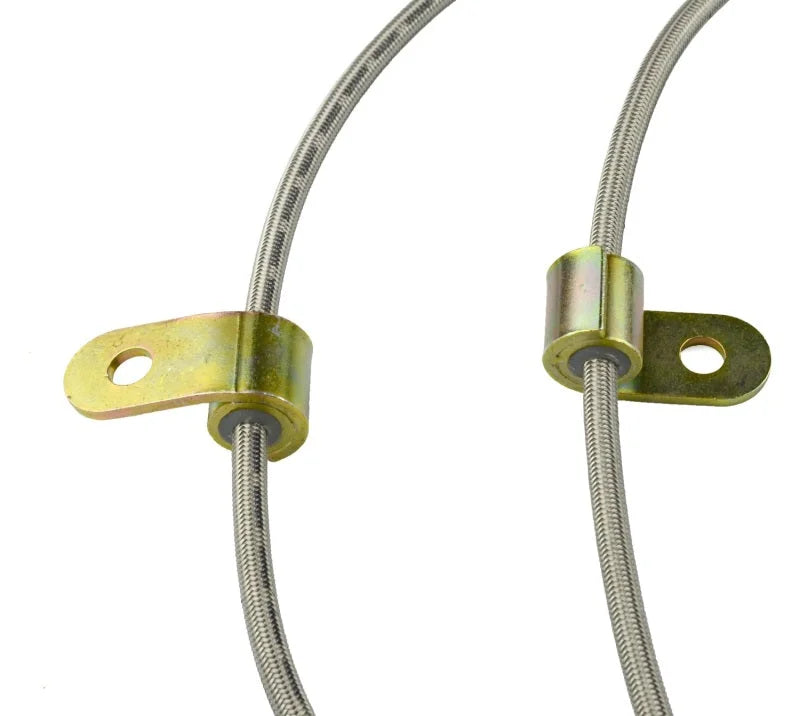 Goodridge 09-12 Cadillac CTS-V (All CTS-V w/ Brembo Brakes) Stainless Steel Brake Line Kit - Installation View