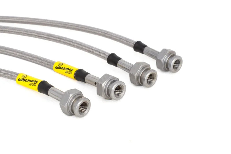 Goodridge 09-15 Nissan Maxima Stainless Steel Brake Line Kit - Installation View