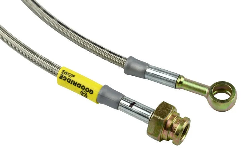 Goodridge 10-15 Chevrolet Camaro Stainless Steel Brake Line Kit - Installation View