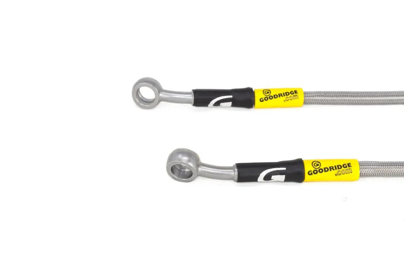 Goodridge 11/92-01 Subaru Impreza (2wd/4wd w/Rear Disc) Stainless Steel Brake Line Kit - Back View