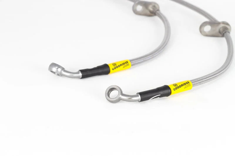 Goodridge 12-15 Chevrolet Camaro (ZL1 Only) Stainless Steel Brake Line Kit - Back View