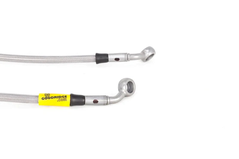 Goodridge 12-15 Honda Civic Si / 13-15 Acura ILX 2.4L (Lrg Disc) Stainless Steel Brake Line Kit - Back View