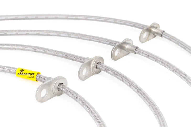 Goodridge 12-15 Honda Civic Si / 13-15 Acura ILX 2.4L (Lrg Disc) Stainless Steel Brake Line Kit - Installation View