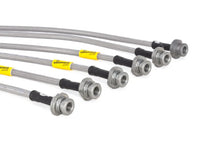 Load image into Gallery viewer, Goodridge 13-15 Nissan Sentra w/ Rear Disc Brakes SS Brake Line Kit - Back View
