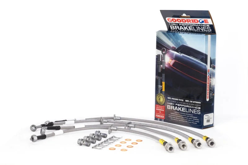 Goodridge 13-15 Subaru Crosstrek XV (All Models) SS Brake Line Kit - Main Product View
