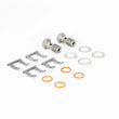 Load image into Gallery viewer, Goodridge 15-18 Ford Focus RS (RS MK3 Only) Stainless Steel Brake Line Kit - Installation View