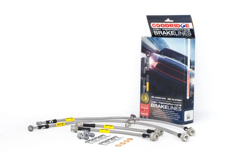 Goodridge 15-18 Honda Fit SS Brake Line Kit - Main Product View