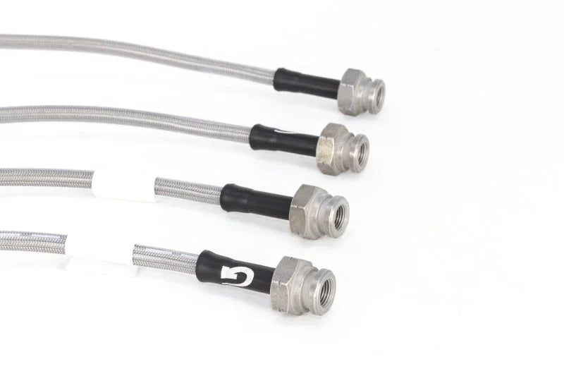 Goodridge 17-21 Honda Civic Type-R (FK8) Stainless Steel Brake Line Kit - Back View