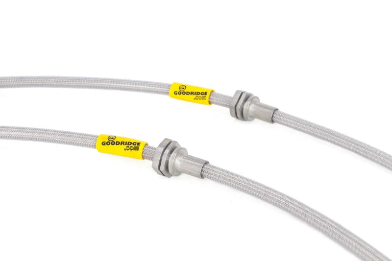 Goodridge 8/84-7/87 Toyota Corolla GTS Stainless Steel Brake Line Kit - Back View