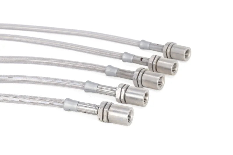Goodridge 8/84-7/87 Toyota Corolla GTS Stainless Steel Brake Line Kit - Installation View