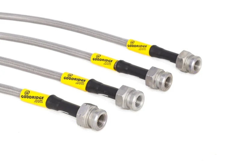 Goodridge 89-02 Nissan Skyline (R32/R33/R34) Stainless Steel Brake Line Kit - Installation View