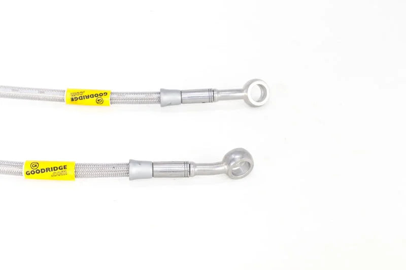 Goodridge 90-93 Acura Integra Stainless Steel Brake Line Kit - Back View