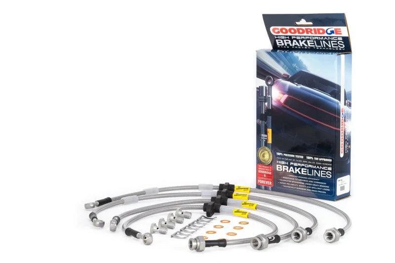 Goodridge 91-95 Acura Legend Stainless Steel Brake Lines - Main Product View