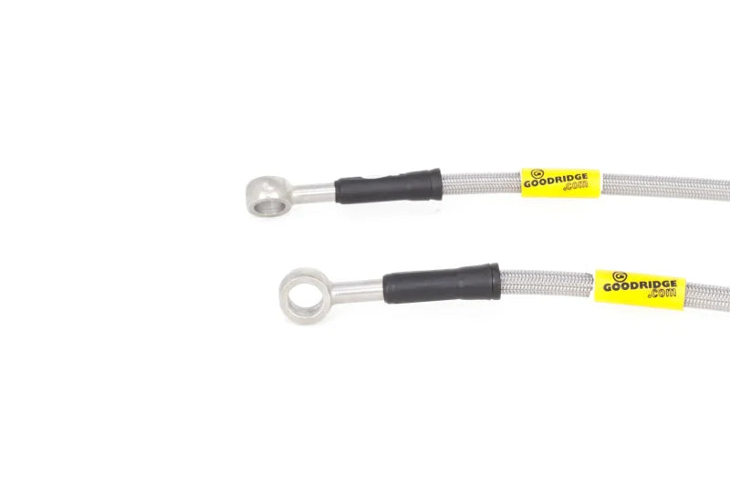 Goodridge 94-01 Acura Integra / 92-95 Honda Civic (w/Rear Disc & ABS) Stainless Steel Brake Line Kit - Back View