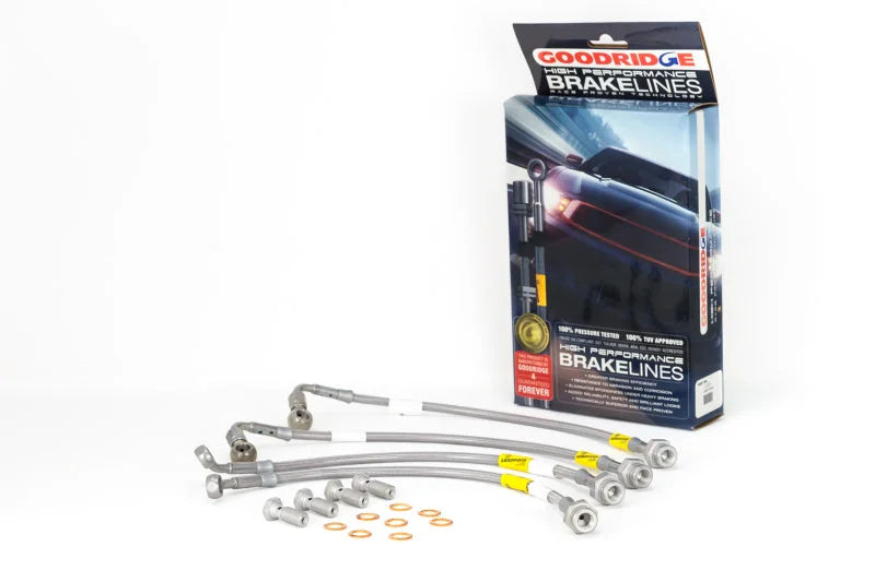 Goodridge 94-96 Corvette Brake Lines - Side View