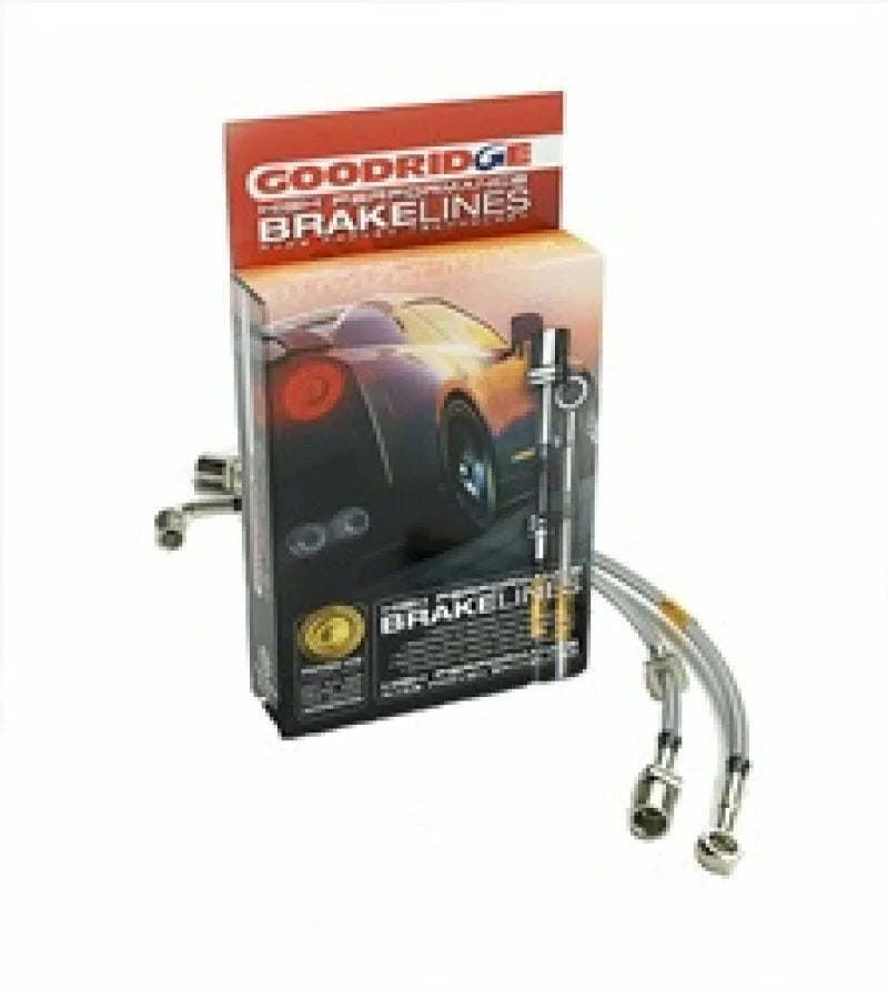 Goodridge 96-99 Chevrolet K30 4wd /96-99 GMC Pick Up K35 CC 2dr SS Brake Lines - Back View