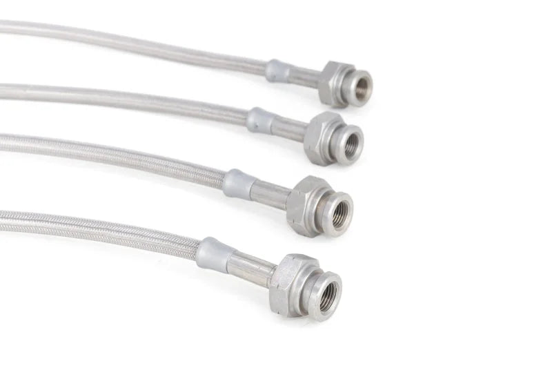 Goodridge 97-01 Honda Prelude (Base Model) Stainless Steel Brake Line Kit - Back View
