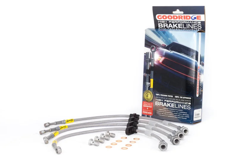 Goodridge 98-00 Honda Accord w/ Rear Disc Brake Lines - Main Product View