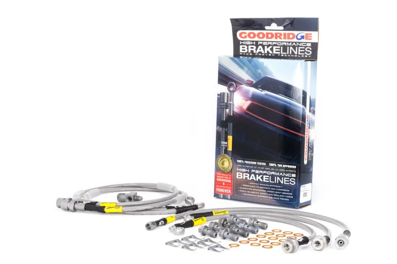 Goodridge 99-03 Chevy Silverado 2WD 2DR Ext Cab w/ 2W Steering Brake Lines - Main Product View
