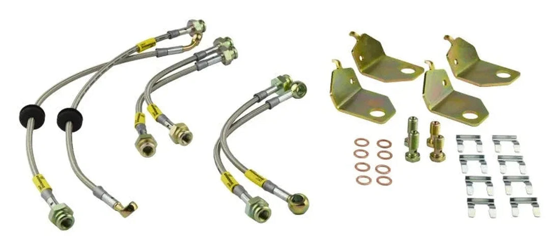 Goodridge 05+ Pontiac GTO Brake Lines - Side View