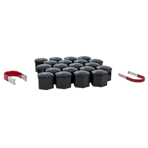 Gorilla Automotive 21MM HEX CAP SET BLK CLAM
