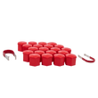 Load image into Gallery viewer, Gorilla Automotive 21MM HEX CAP SET RED CLAM