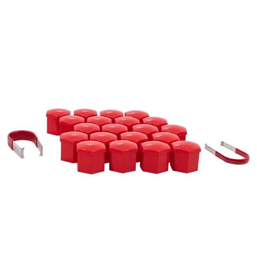 Gorilla Automotive 21MM HEX CAP SET RED CLAM