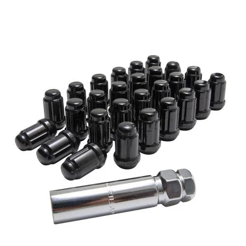 Gorilla Automotive 27-PACK 12-1.50 SPLINE WIK+LOCKS BLK GOR KBRSL-12150BGR