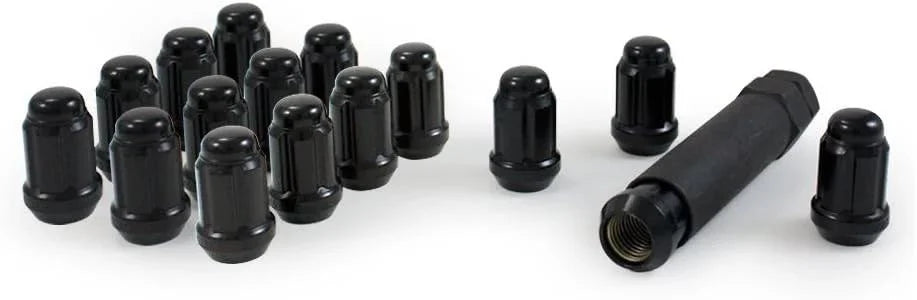 Gorilla Automotive 4LUG SD ACORN 12-1.50 WIK BLK 21132BC