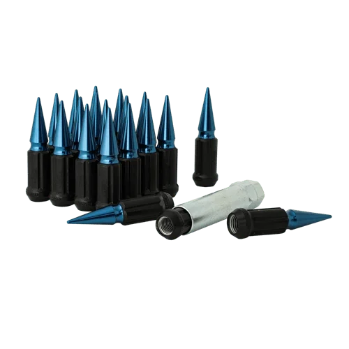 Gorilla Automotive 5 LUG 12-1.50 SHORT SPIKE KIT BLUE