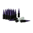 Load image into Gallery viewer, Gorilla Automotive 5 LUG 12-1.50 SHORT SPIKE KIT PURPLE SSPK5-12150PR