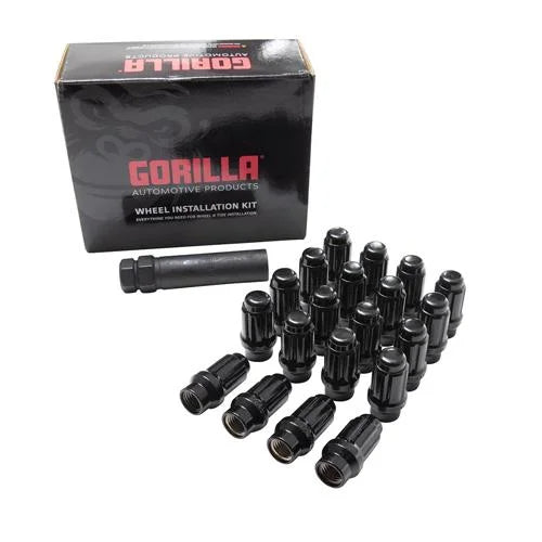 Gorilla Automotive 5LUG 12-1.50 ET SPLINE WIK PASS BLK K5CES-12150BGR
